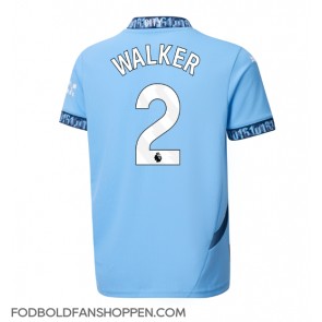 Manchester City Kyle Walker #2 Hjemmebanetrøje 2024-25 Kortærmet